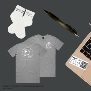 Frontline Yoga 10 Year Anniversary Merch Pack