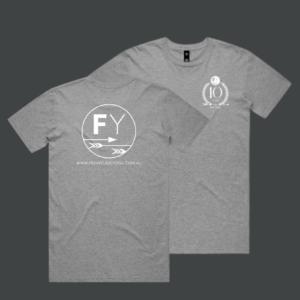Frontline Yoga 10 Year Anniversary T-Shirt